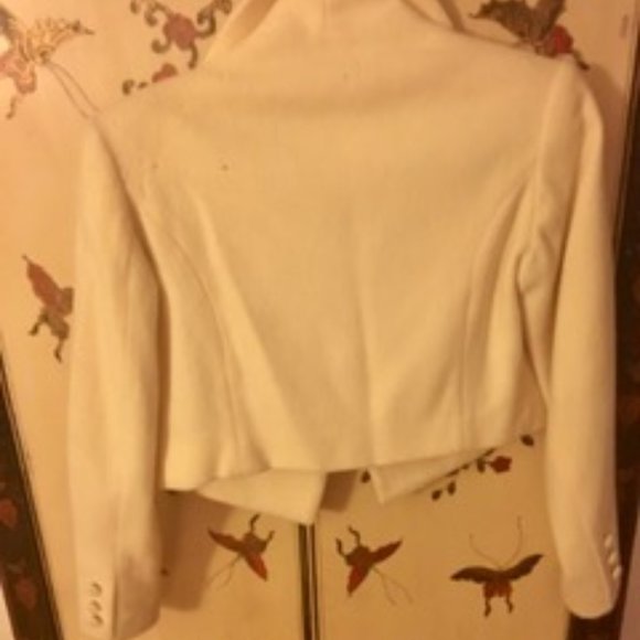 81st and Park Wool Ivory Bolero Jacket - Picture 5 of 10
